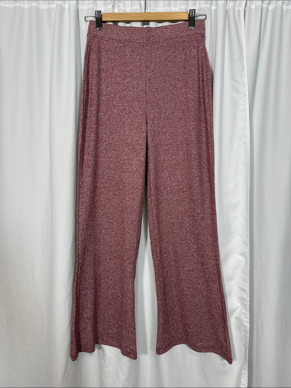 Zenana Wide-Leg Knit Pants in Mauve